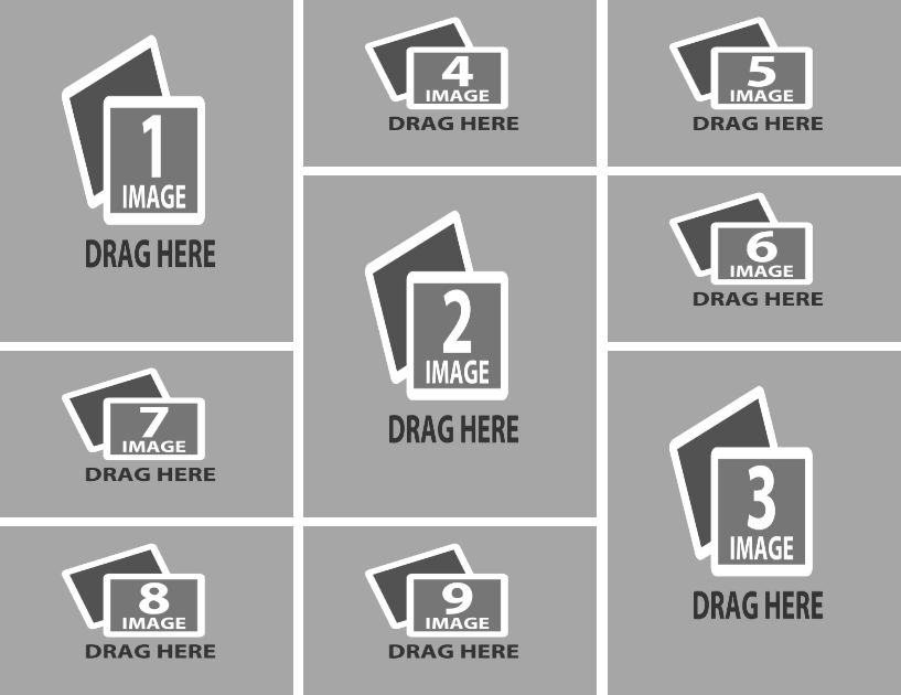 9-Up Portrait Waterfall