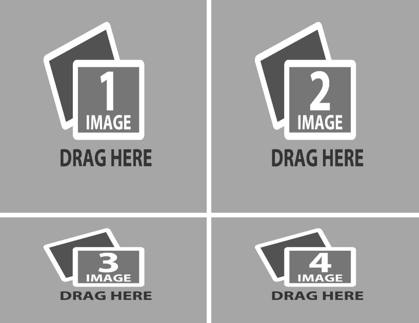 4-Up Uneven Top to Bottom