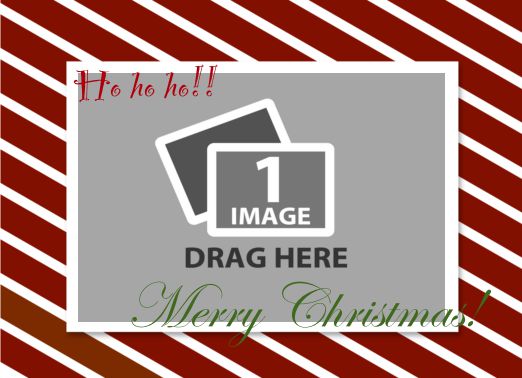 Christmas Stripes Template