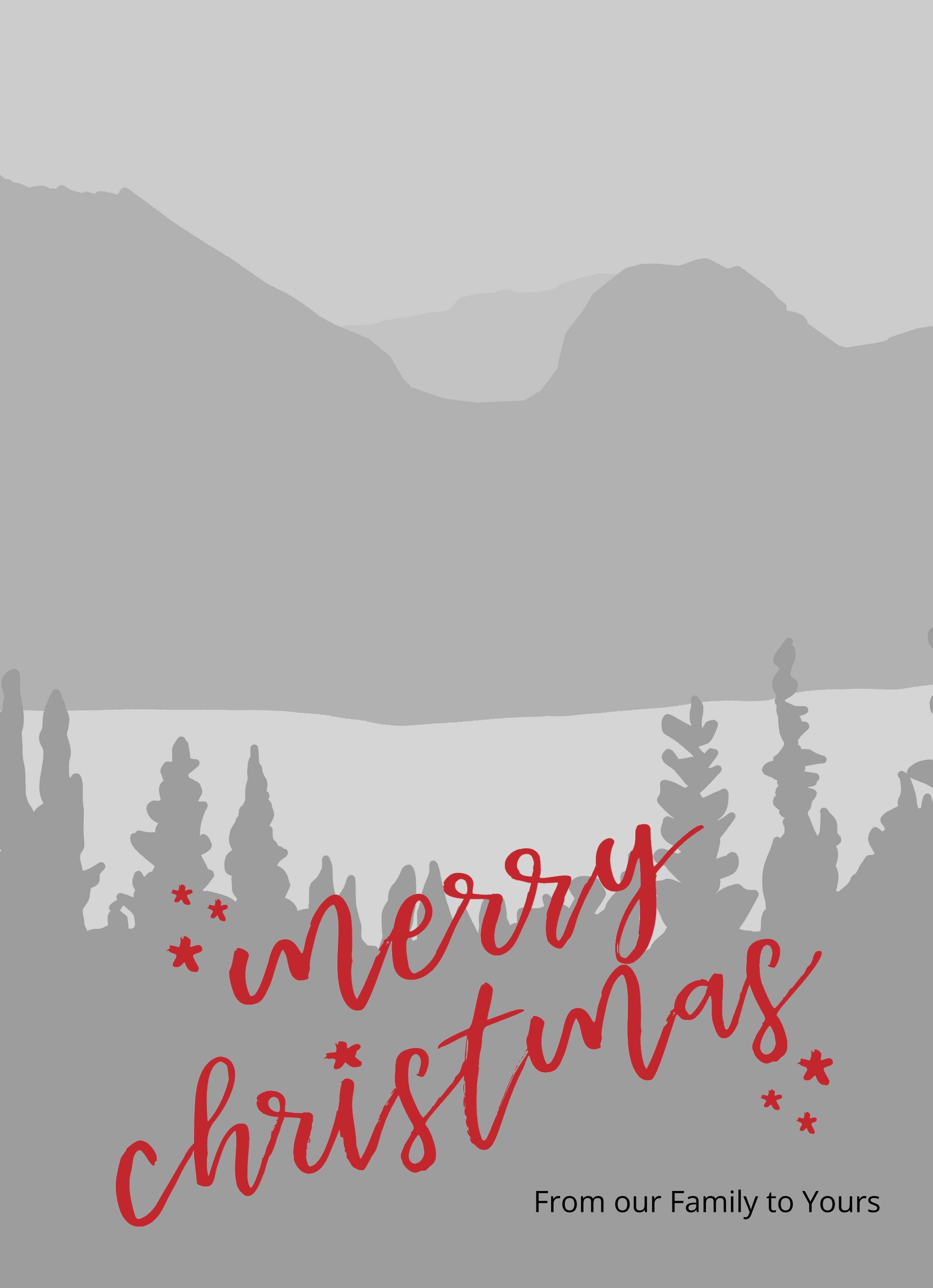 merry christmas stars red