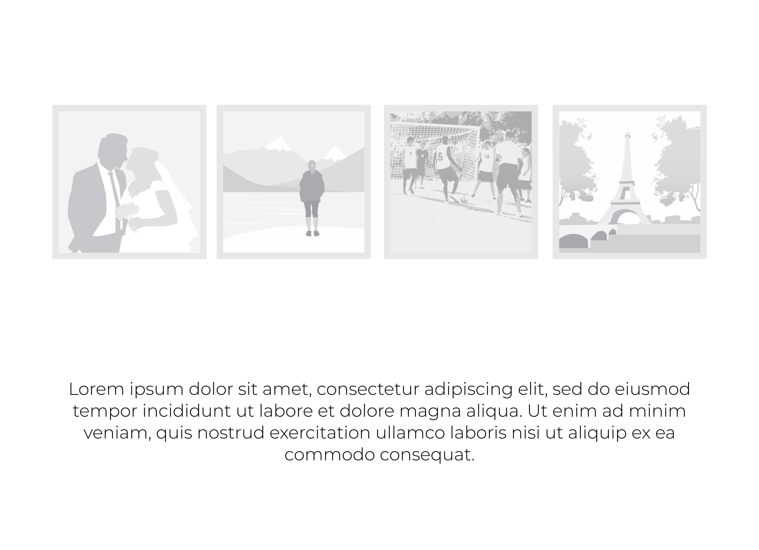 4-Up Small + Caption