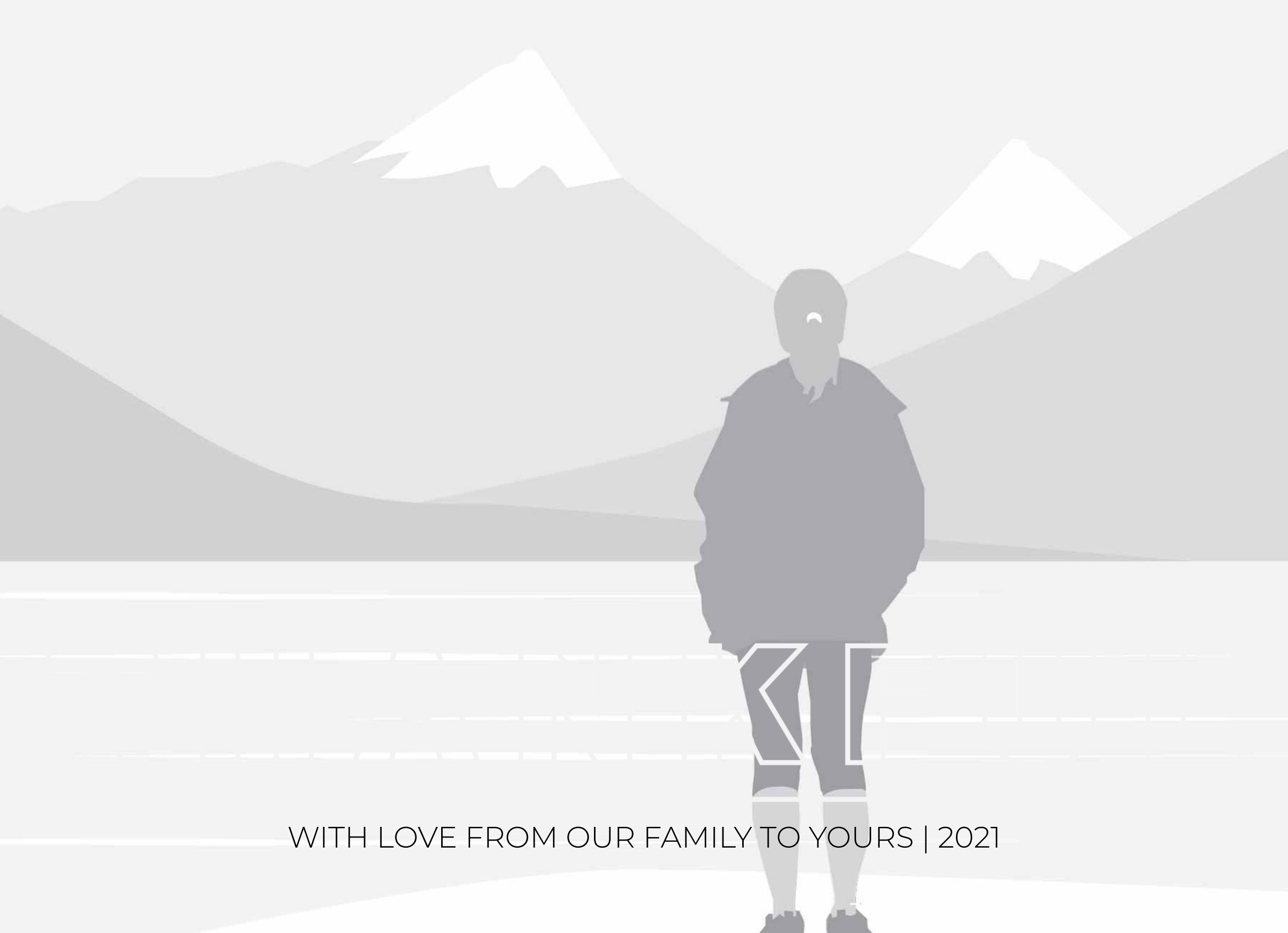 1-Up Full Bleed + Thankful Greeting (White)