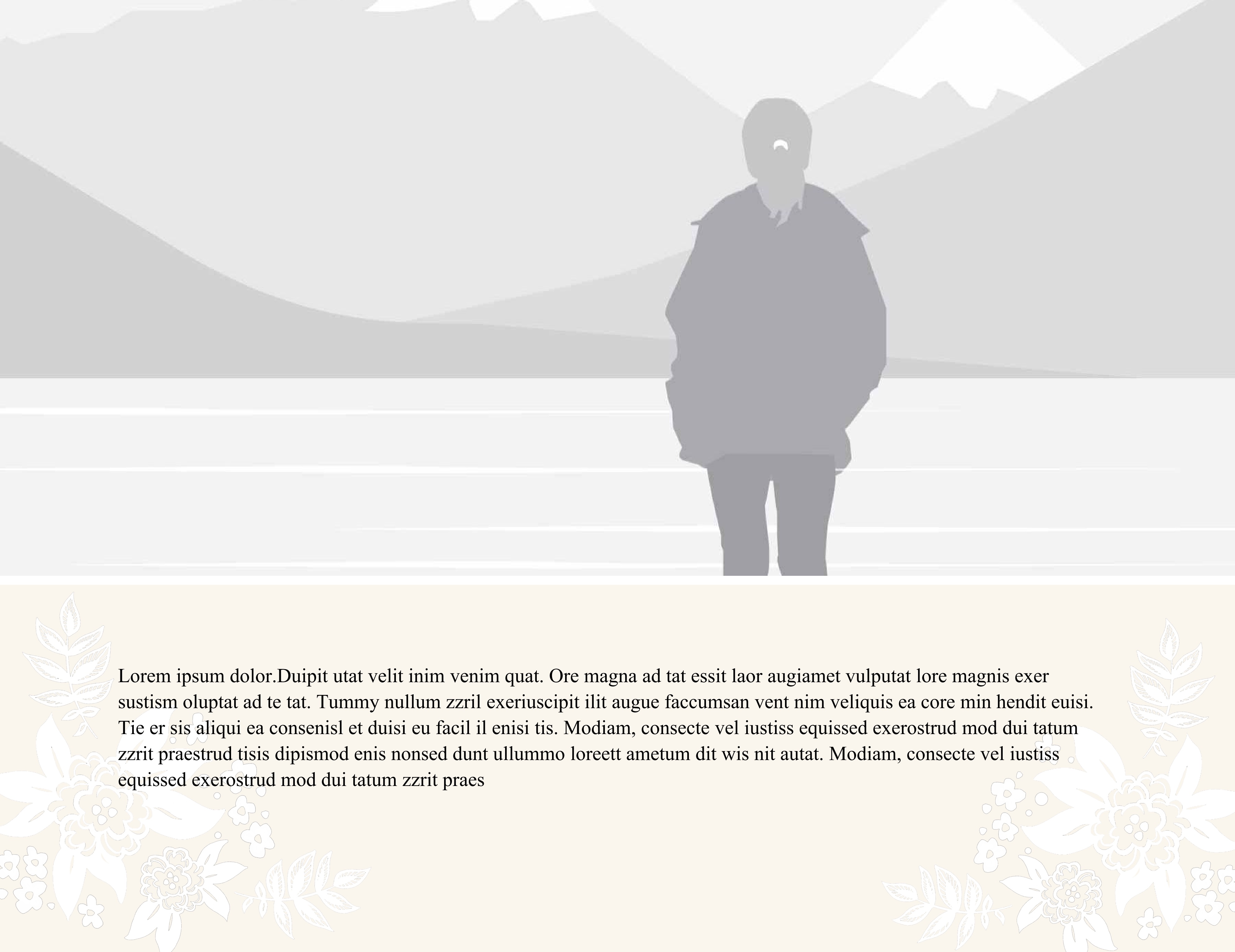 1 Image  - Lower Text