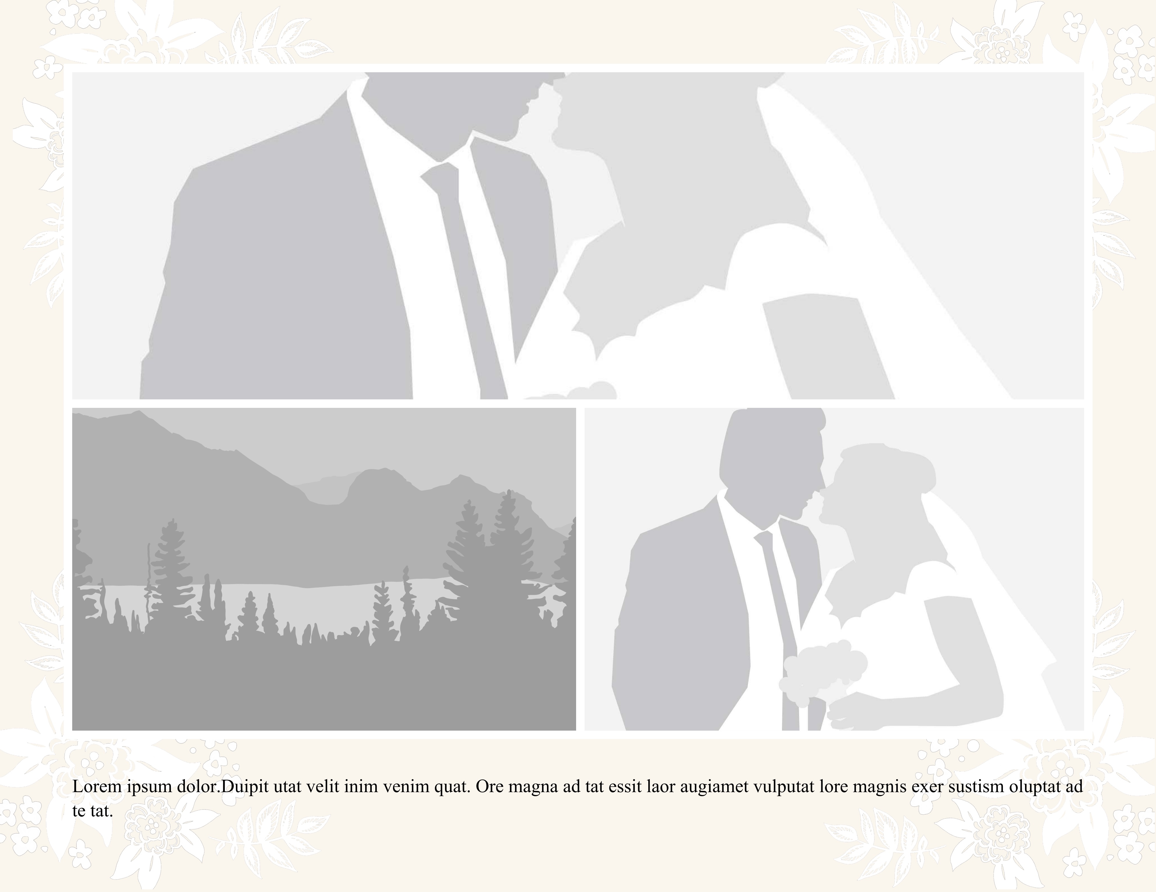 3 Images -  Panoramic+Caption