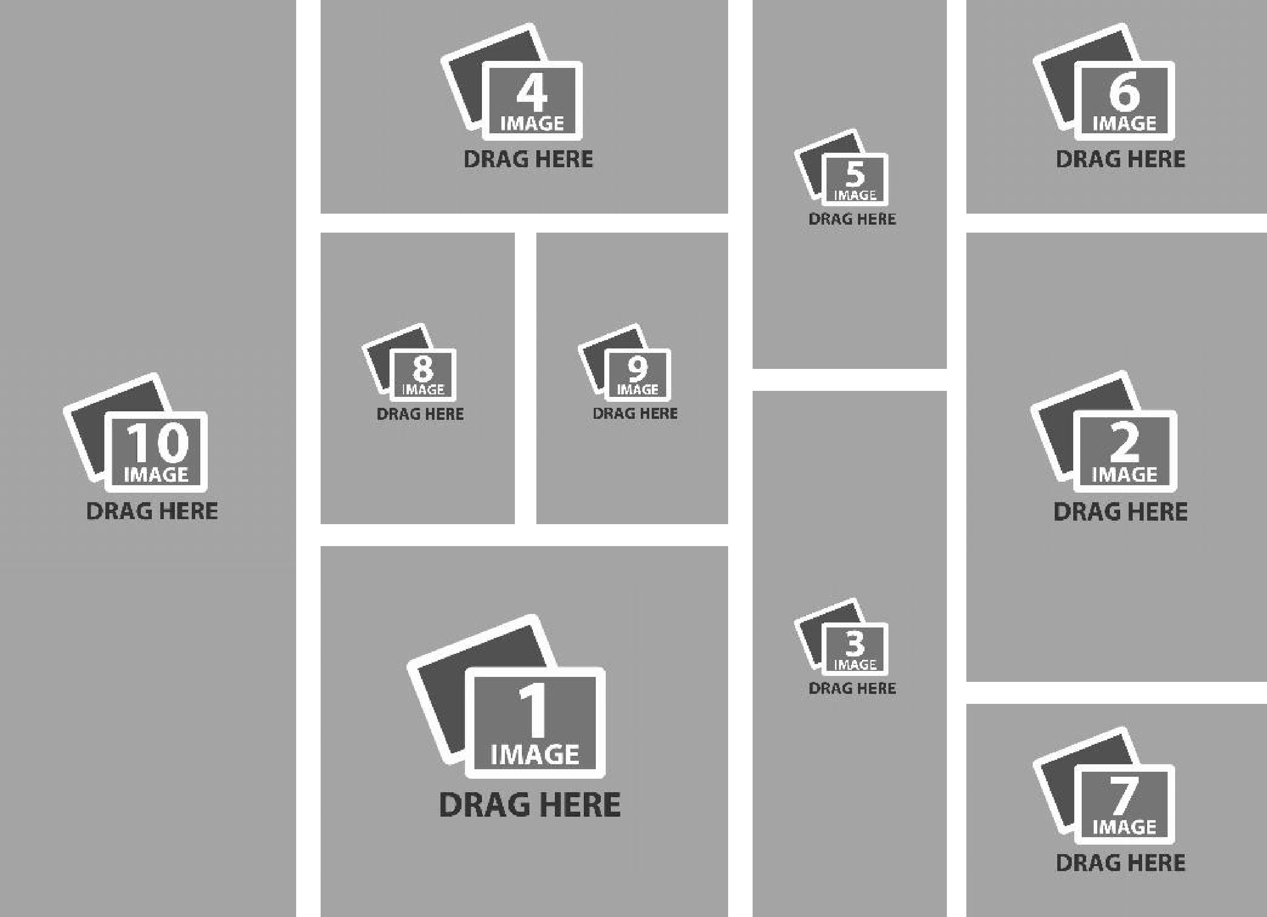 Patchwork Collage Blank Left 