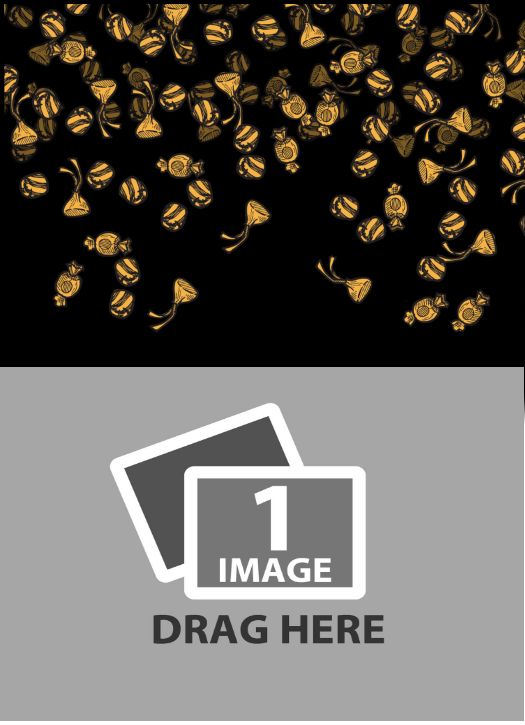 Candy Half Page - Black Gradient