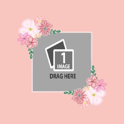 Square + Border (Peach)