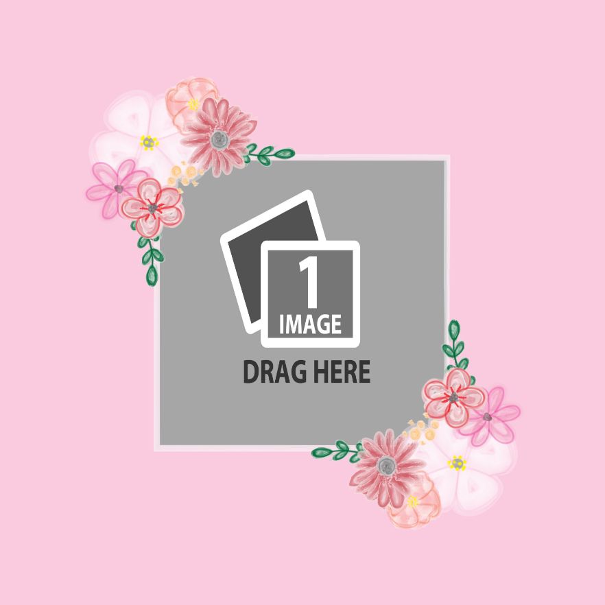 Square + Border (Pink)