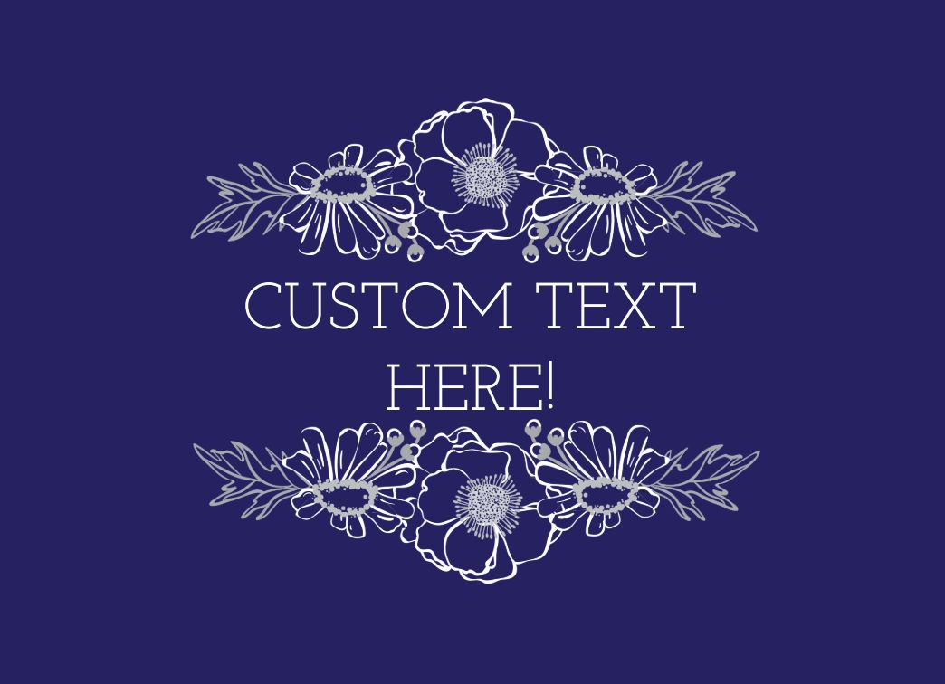 Thank You - CUSTOM TEXT