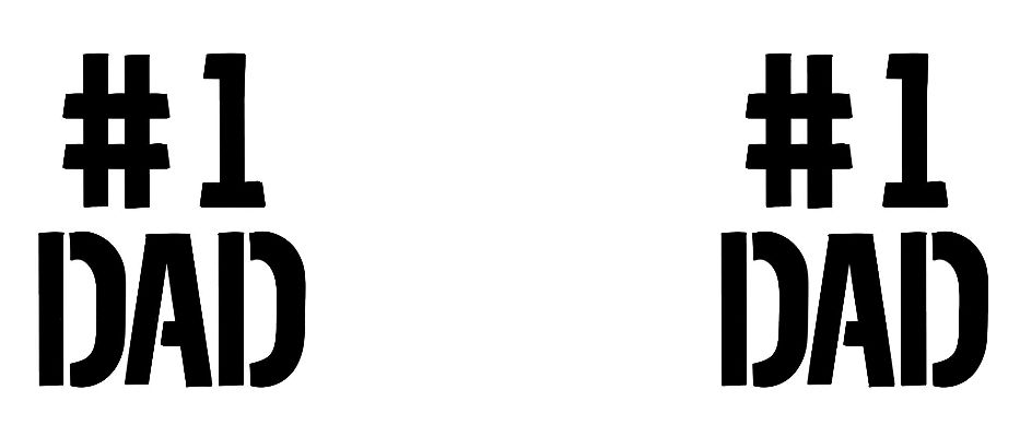 #1 Dad - Black