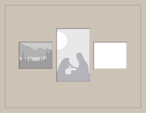 Portrait Photo + 2 Landscape Photos