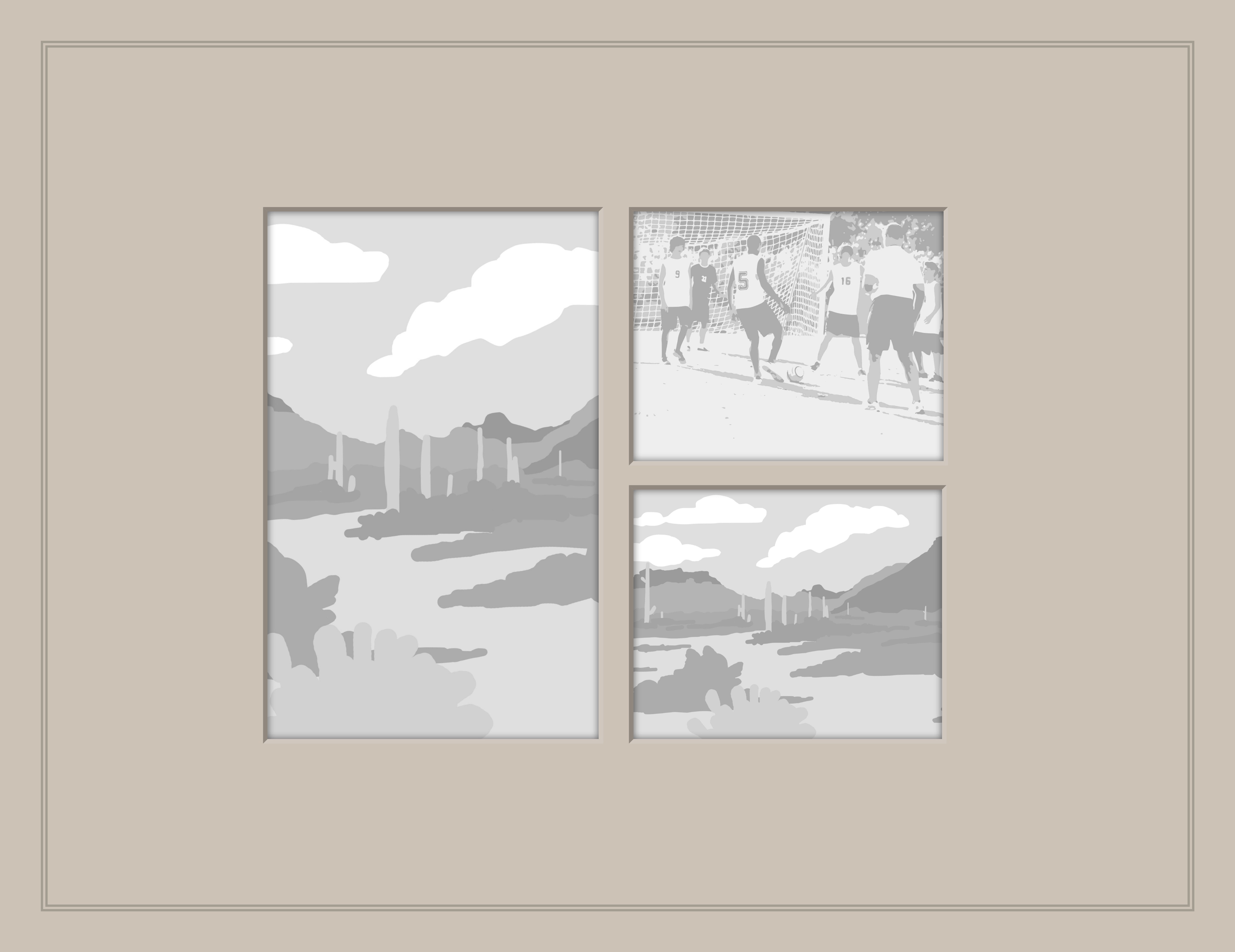 Alternative Portrait + 2 Landscape Photos