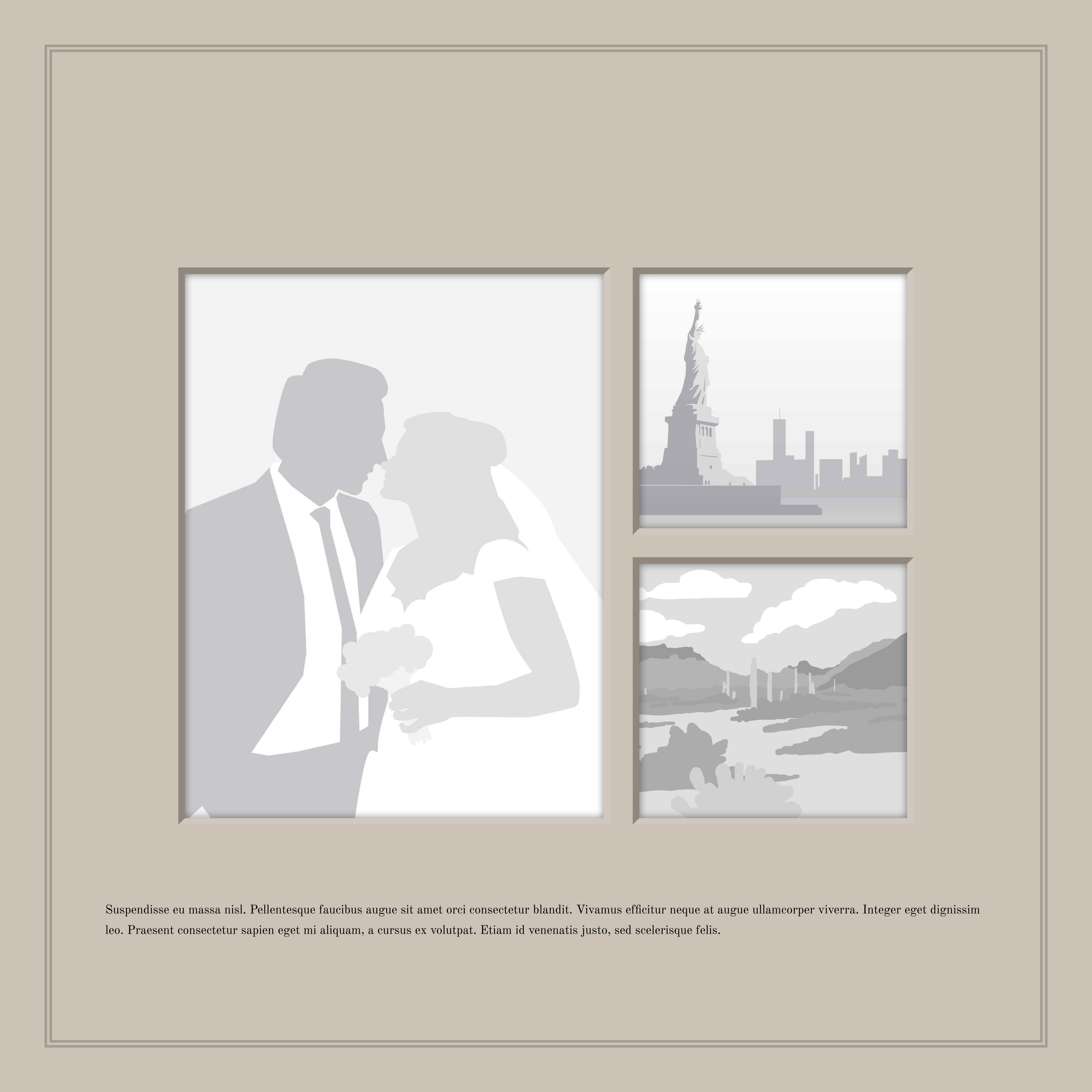 3-Up Portrait + Squares