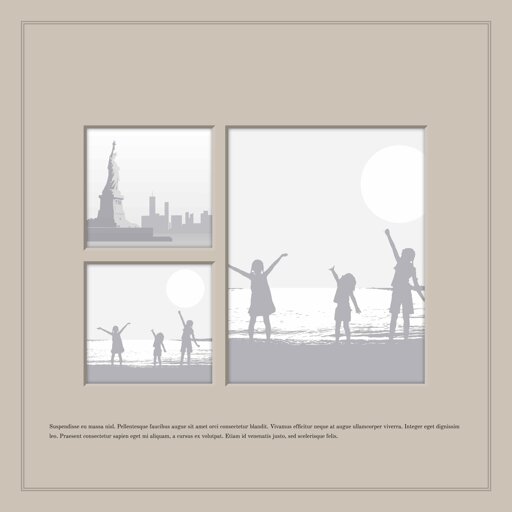 3-Up Portrait + Squares