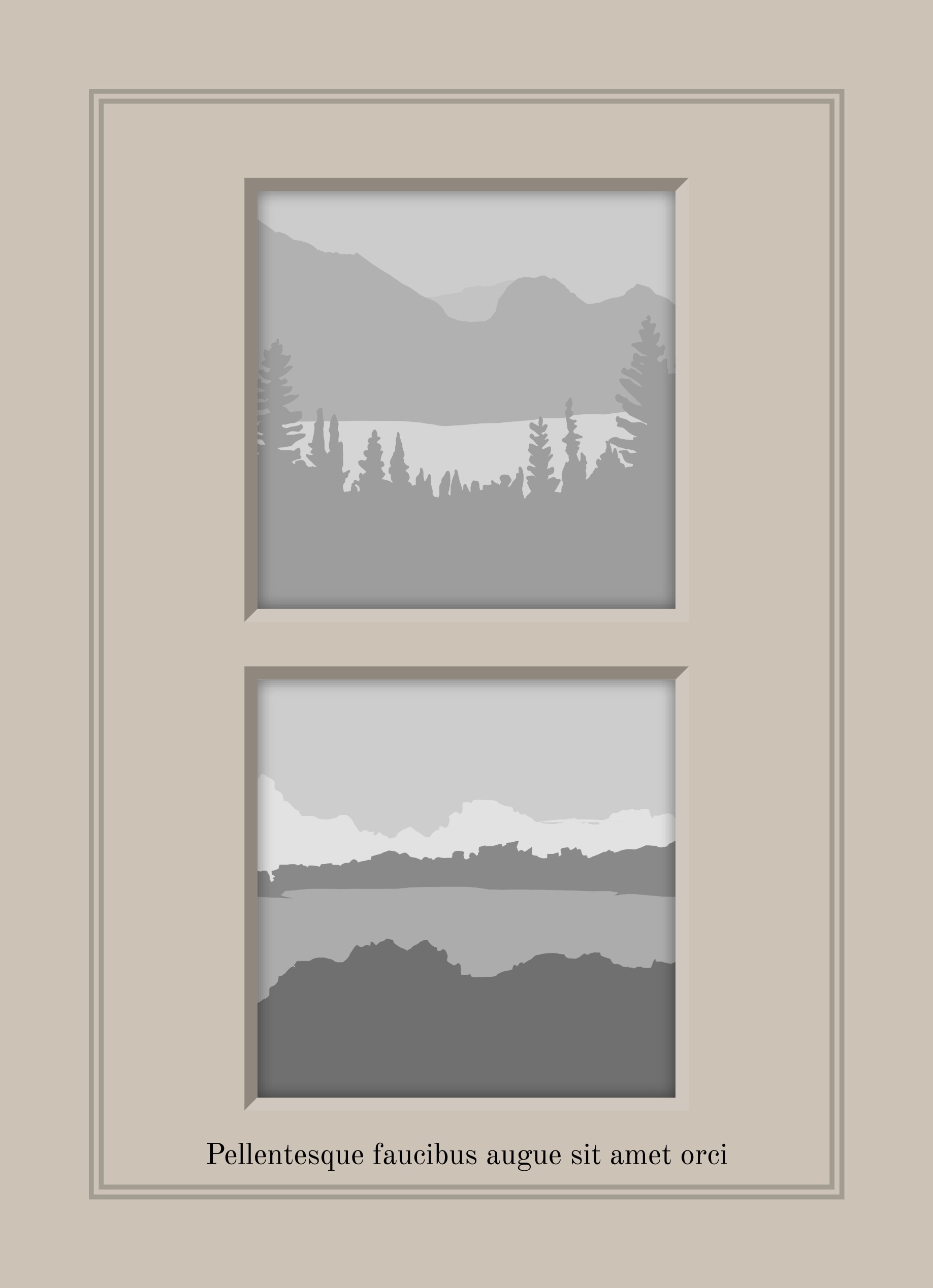 2-Up Square Small + Caption