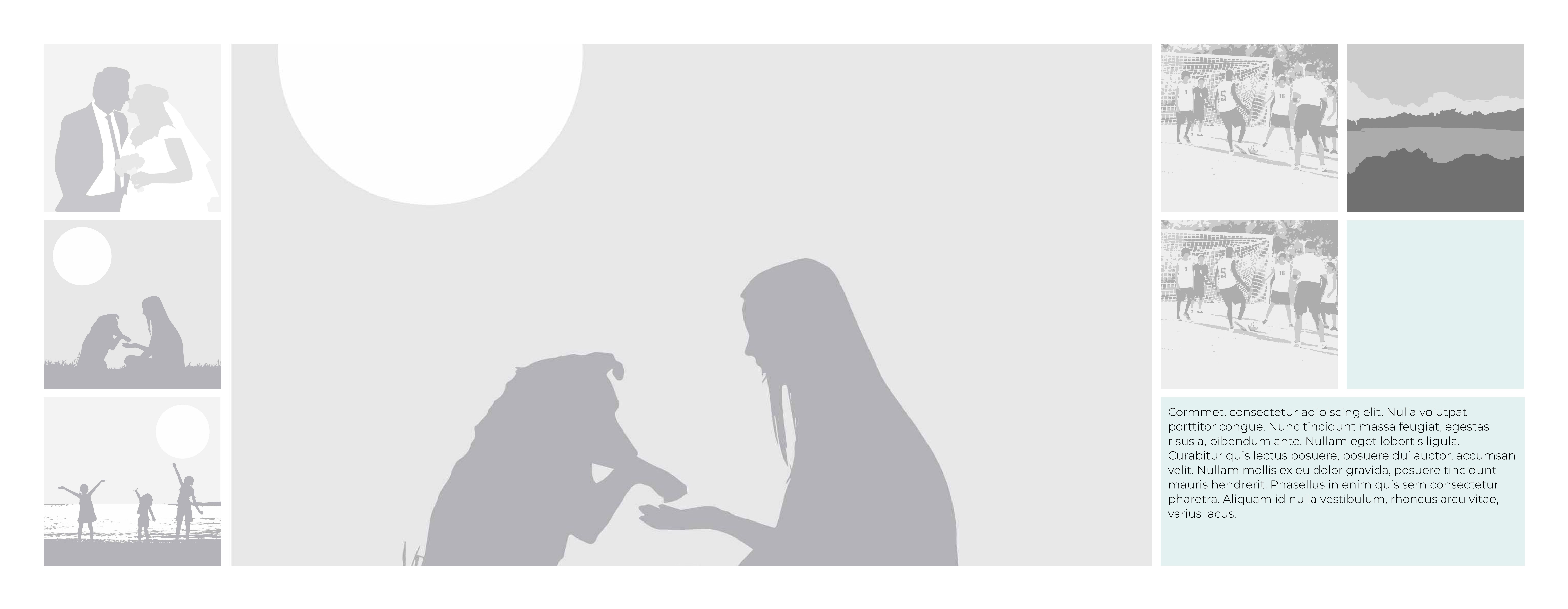 7-Up Spread Landscape + 3 Small Right + 3 Small Left + 2 Boxes