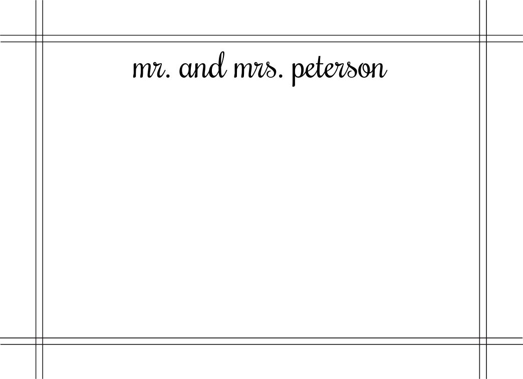 Simple Lines - Landscape Template