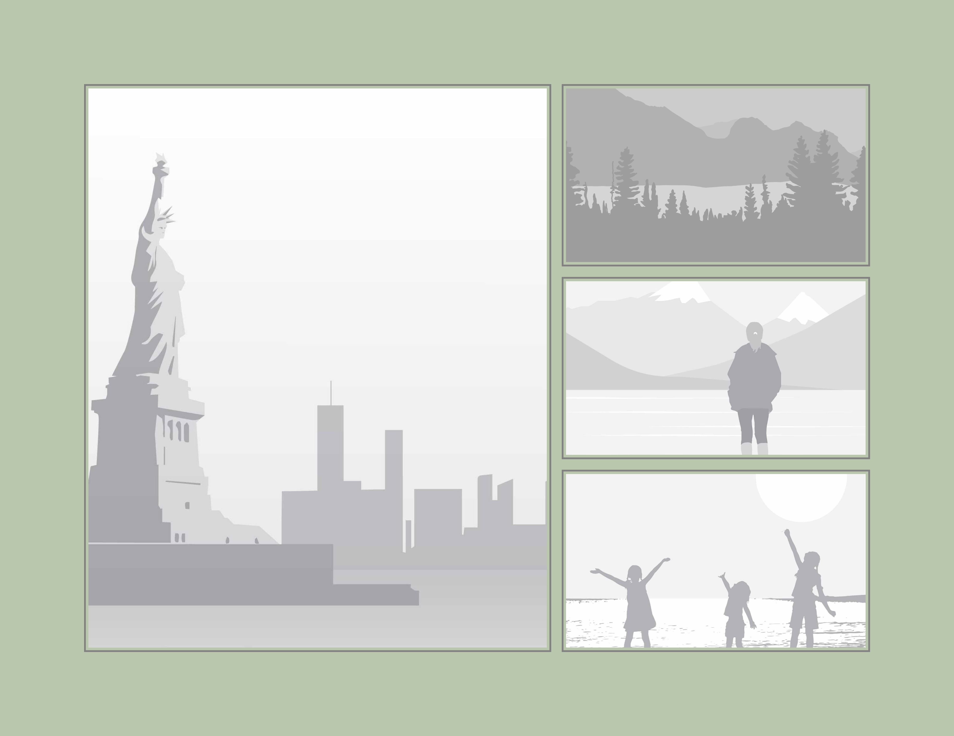 4-Up Large Portrait Left