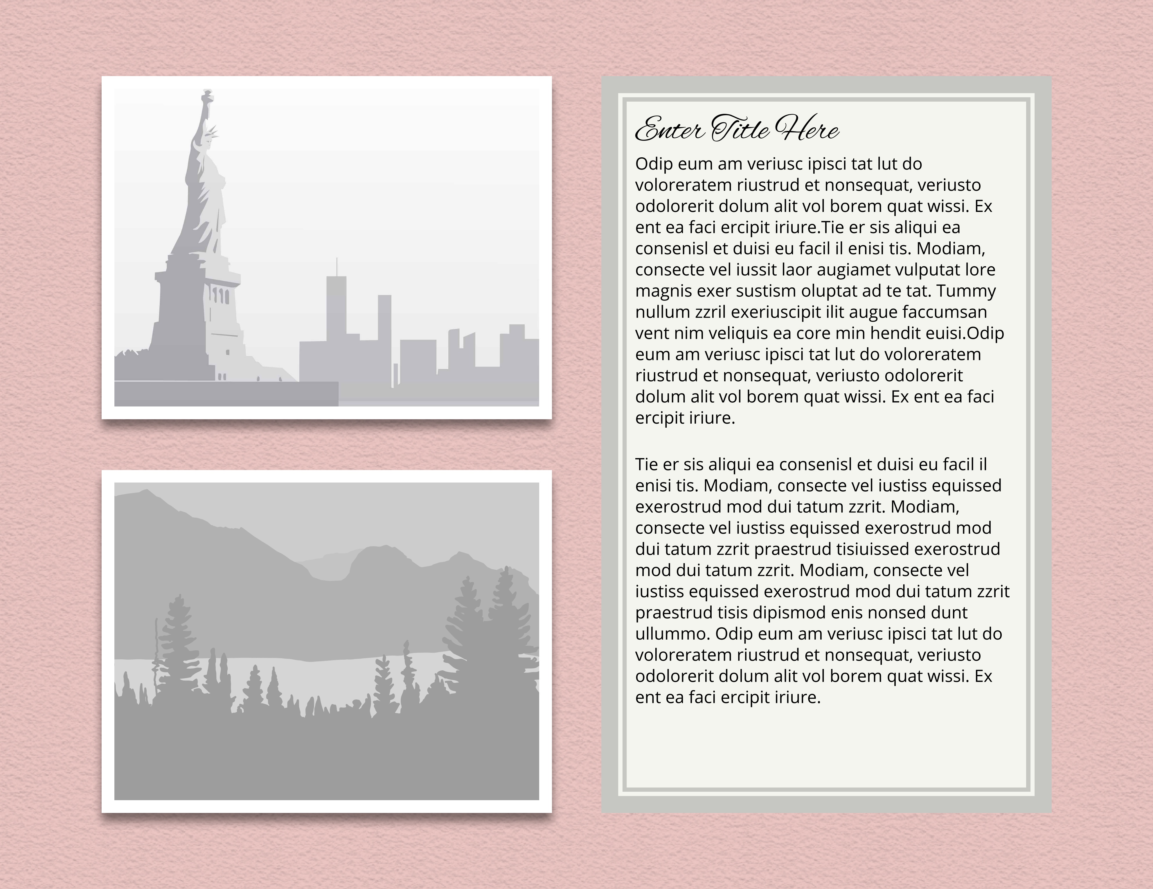 2 Images - Text Right