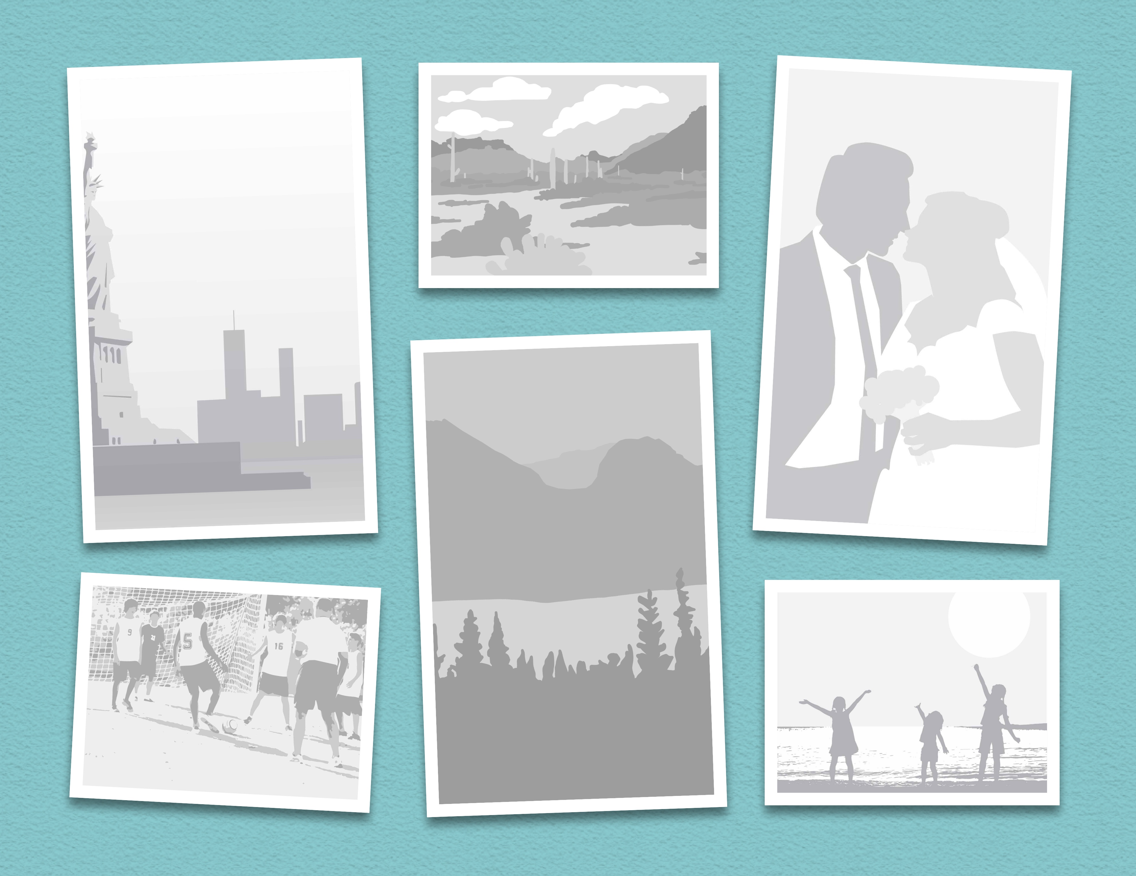 6 Images - Portrait+Landscape 