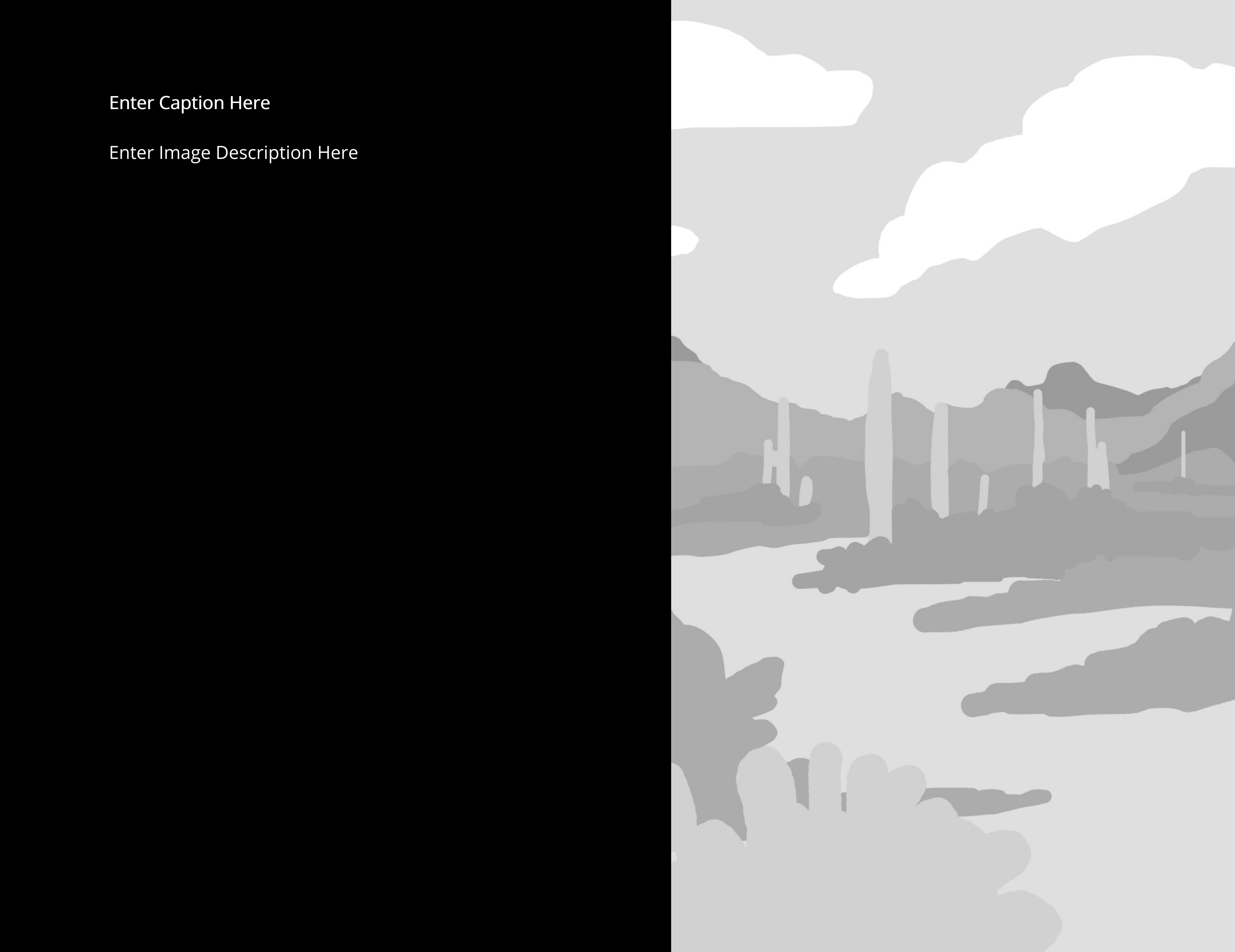 1-Up Portrait Right Full Bleed + Caption