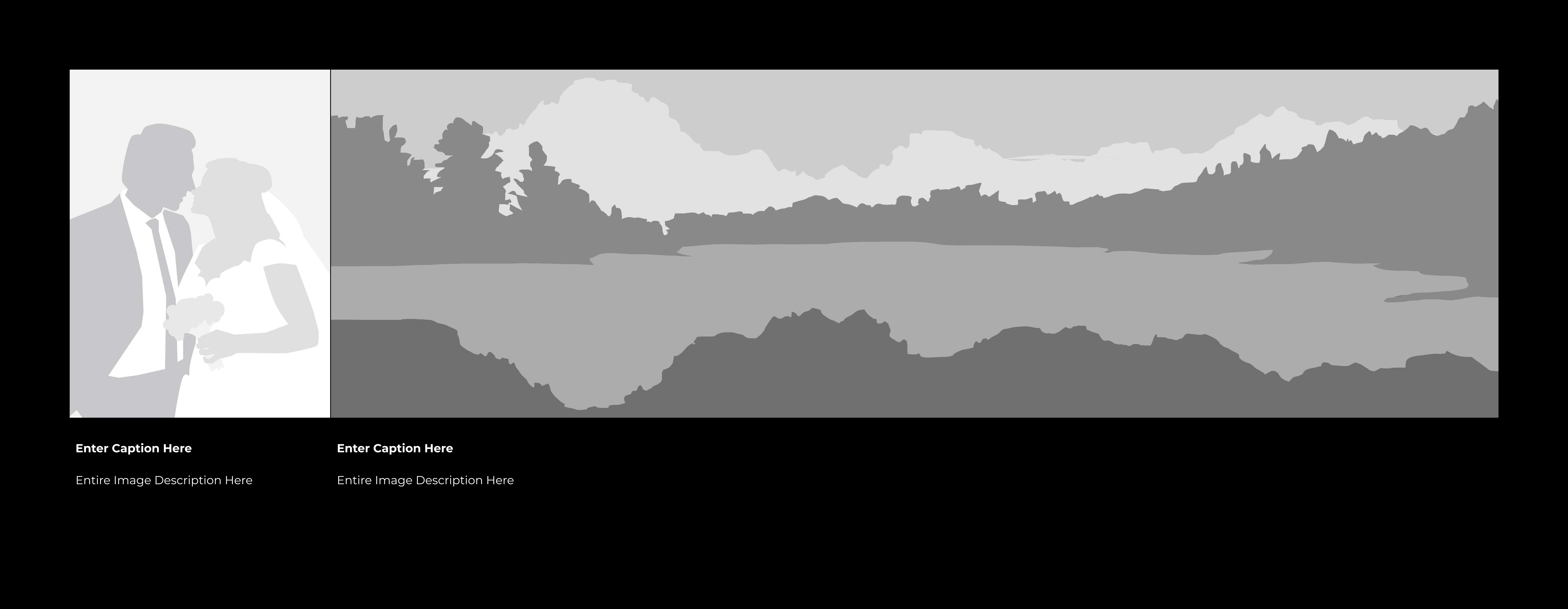 2-Up Spread Uneven + Captions 