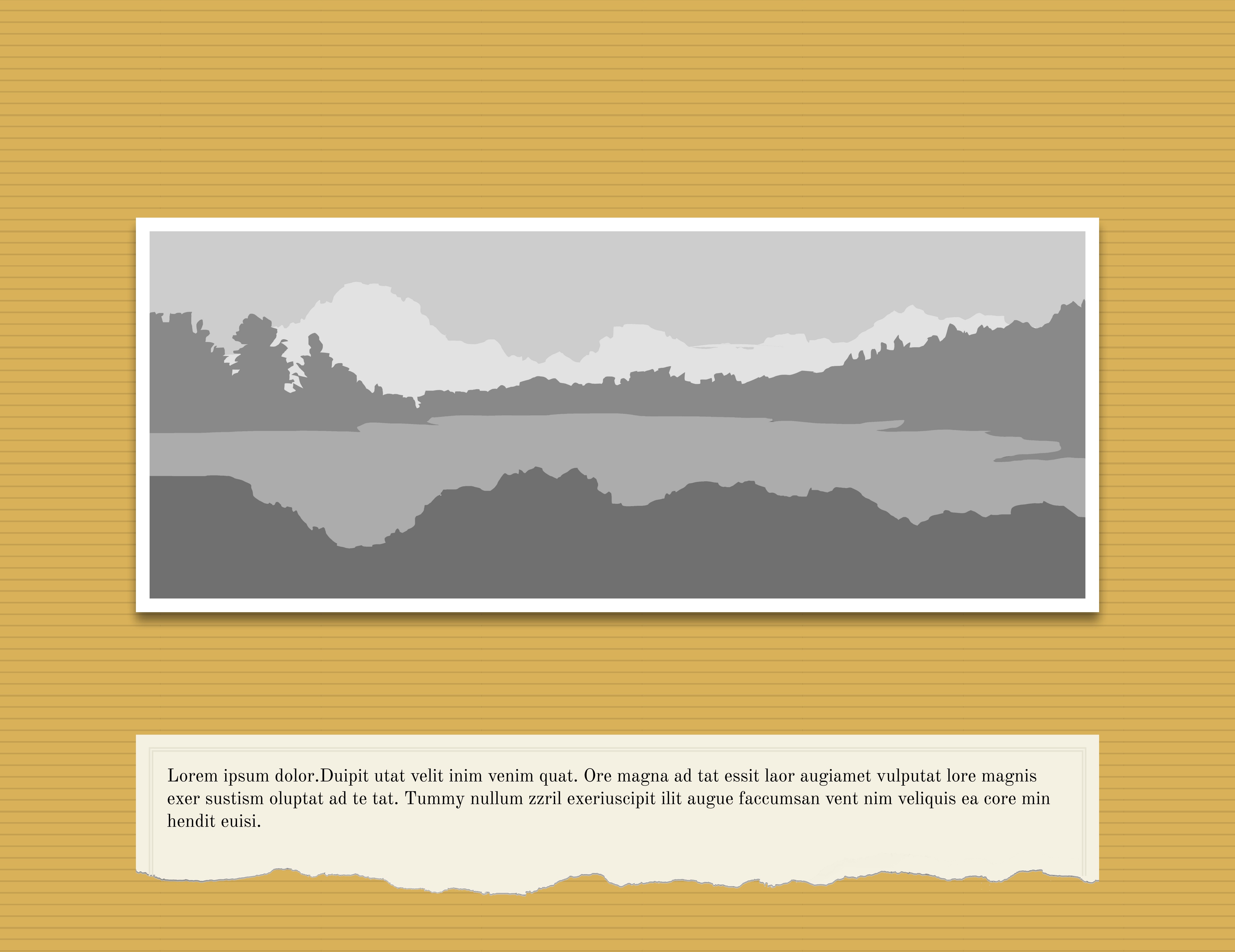 1 Image Panoramic+Text 