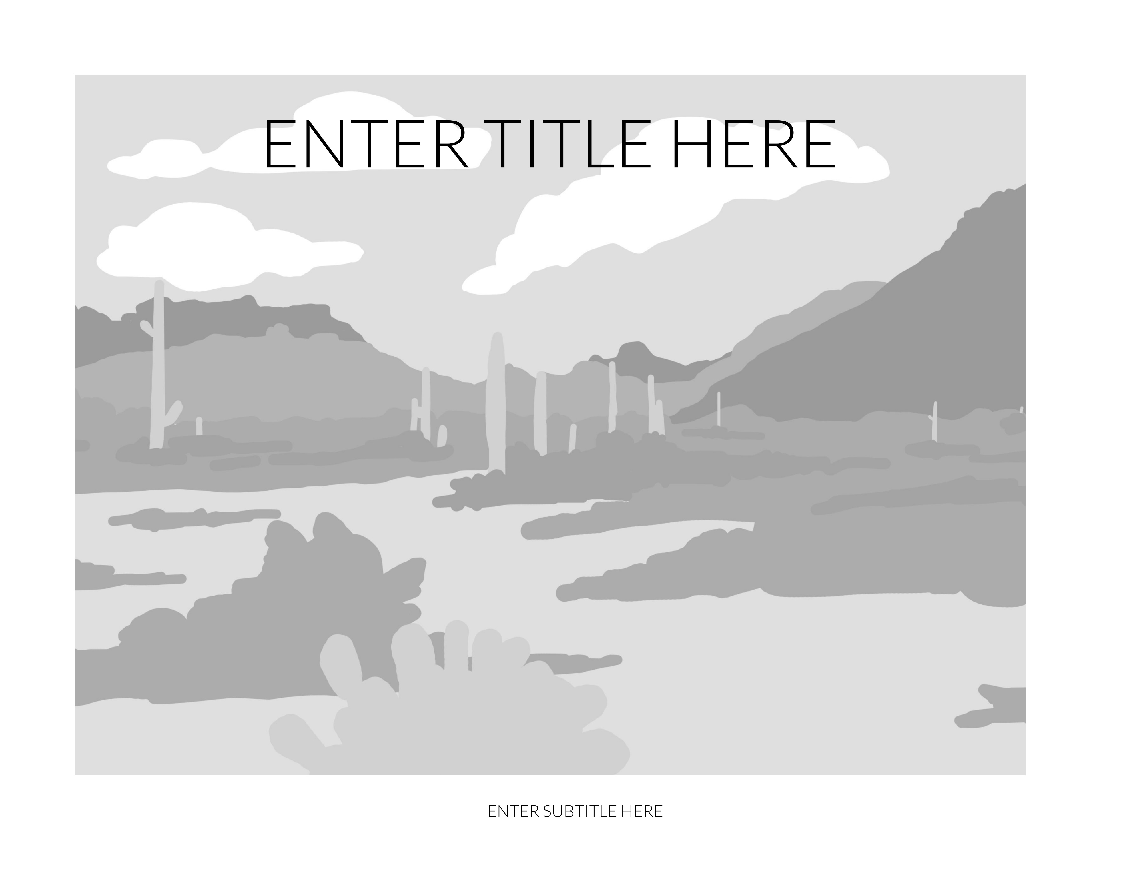 1-Up Landscape + Title