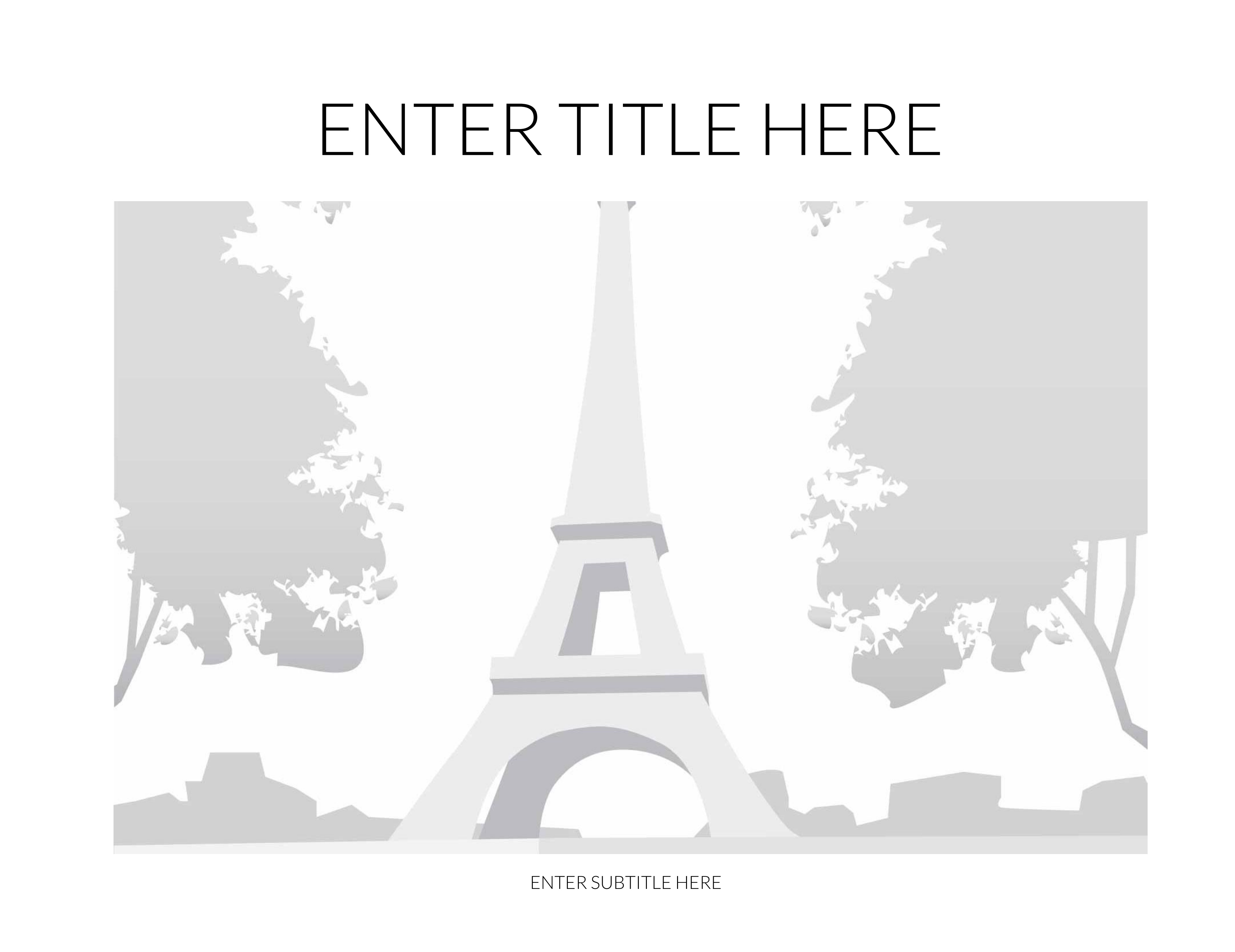 1-Up Wide Landscape + Title