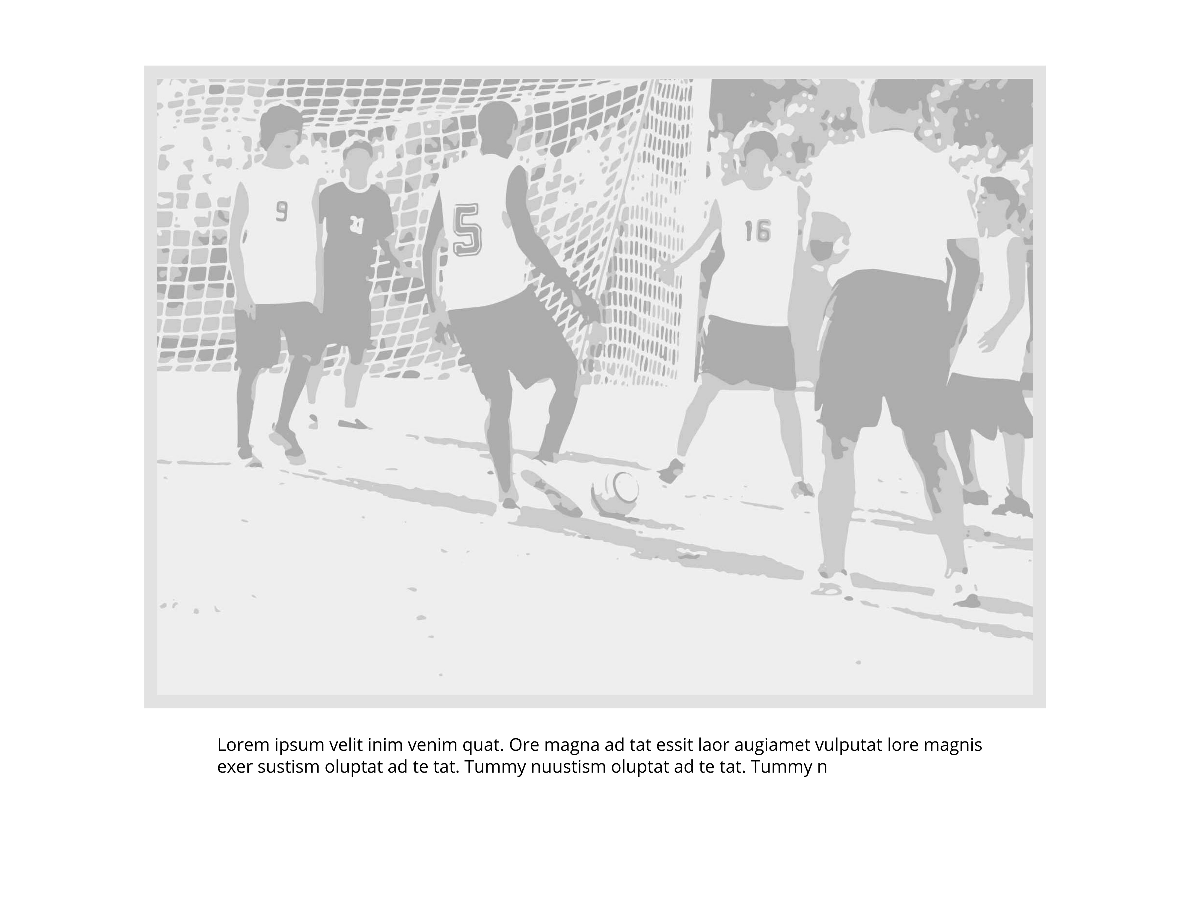 1-Up Landscape Text Bottom