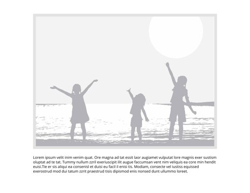 1-Up Landscape Text Bottom