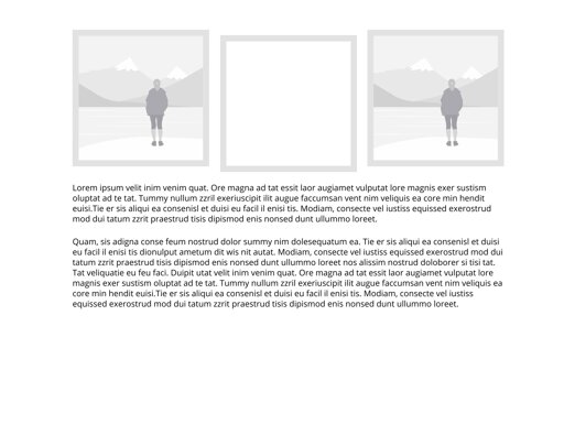 3-Up Square Text Bottom