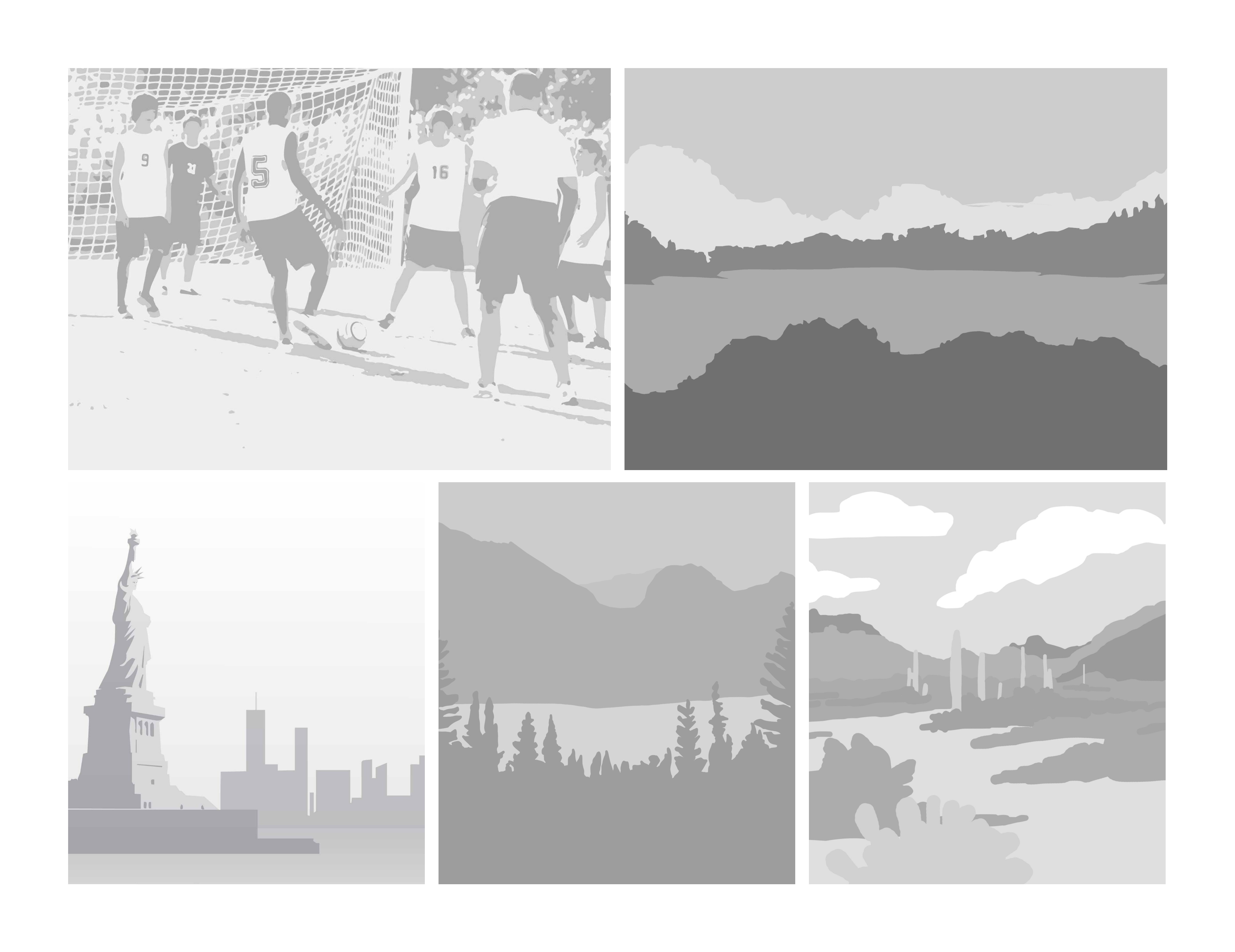 5-Up Landscapes + Portraits