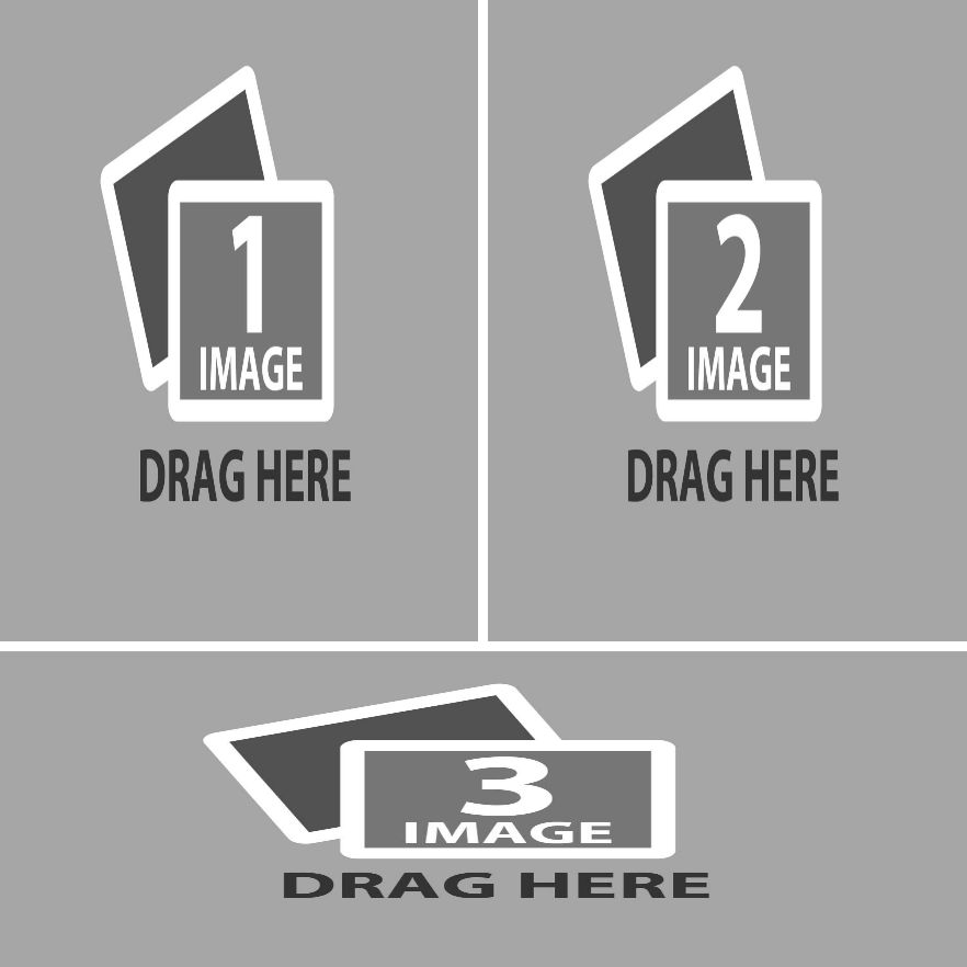 3-Up 2 Portrait Over 1 Landscape