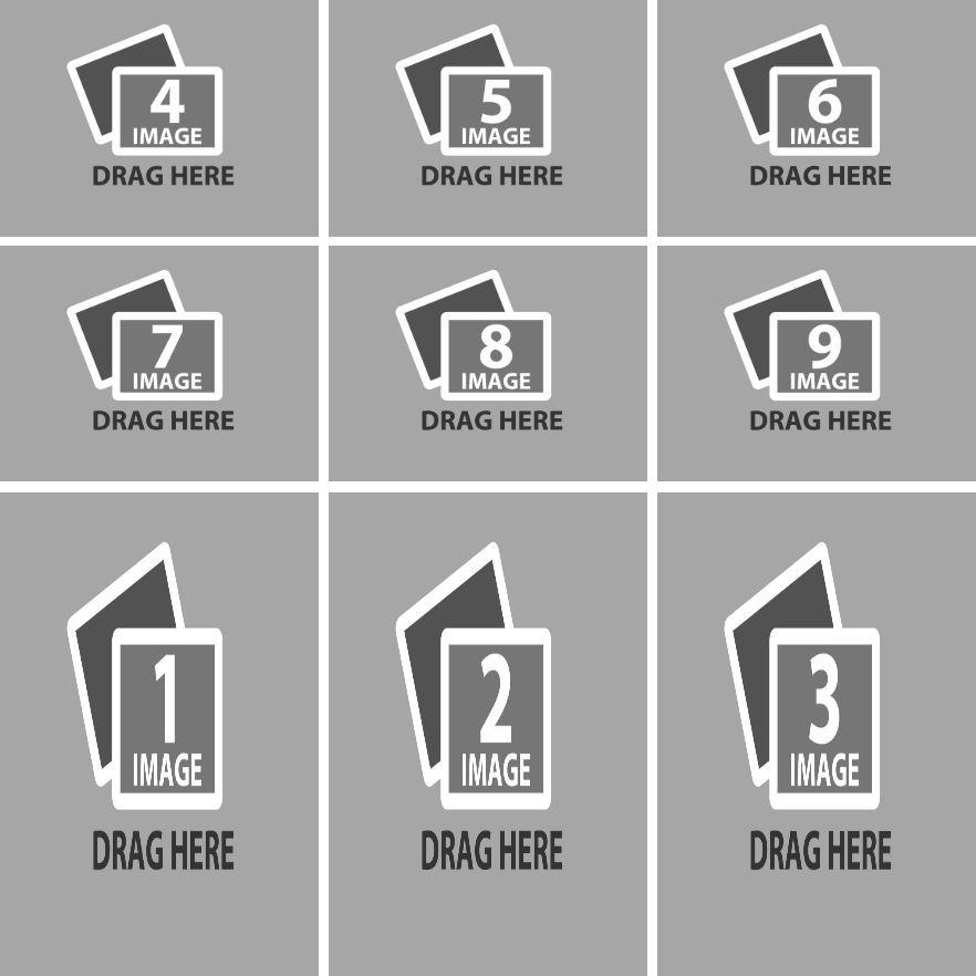 9-Up Tall Bottom Row