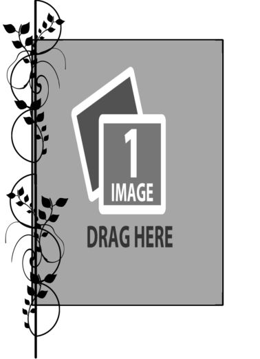 Black and White Photo Card Template