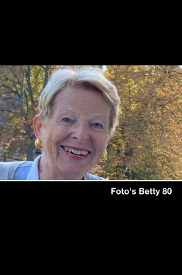 Betty 80 jaar