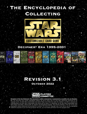 Star Wars CCG - The Encyclopedia of Collecting (Revision 3.1)